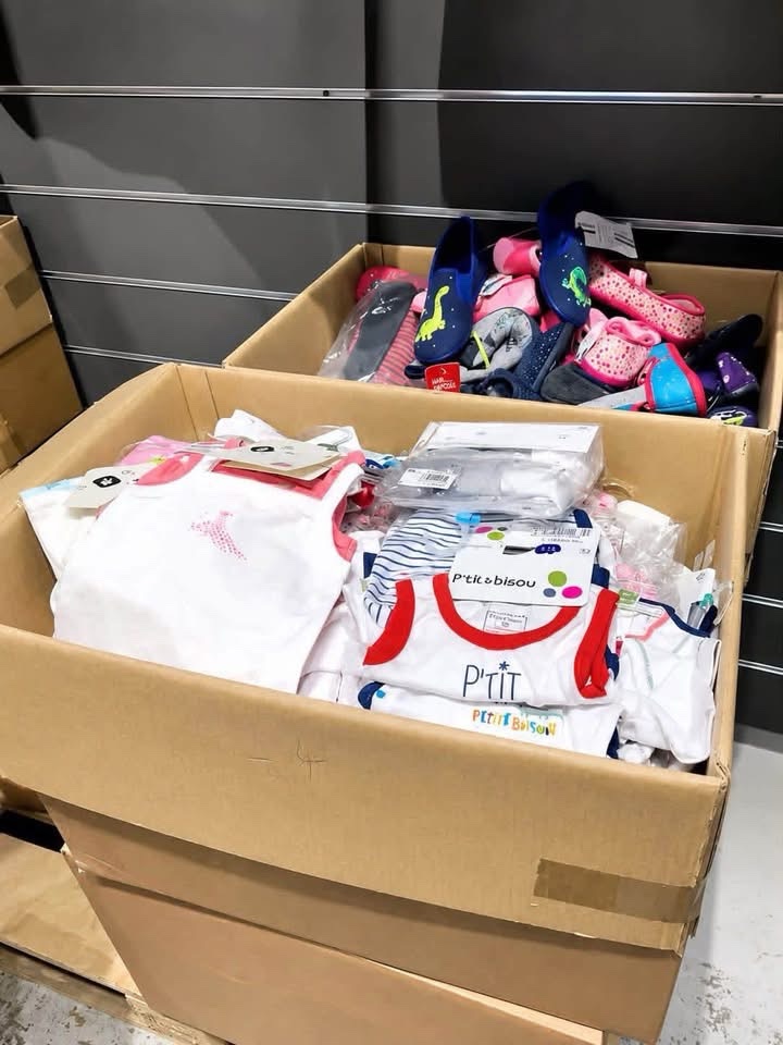Palette de vêtements enfant